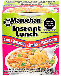 MARUCHAN CAMARÓN, LIMÓN Y HABANERO 64G