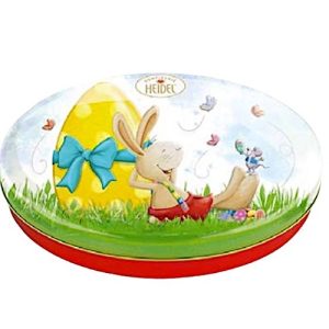 HEIDEL LATA PASCUA CONEJO BOMBONES SURTIDOS 183GR