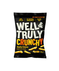 Well& Truly crunchies realy cheesy snack horneado 100gr