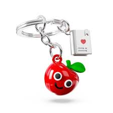LLAVERO MANZANA Y LIBRO MTM379-01