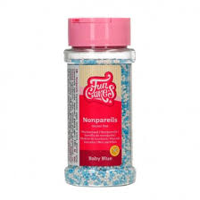 FUNCAKES NONPAREILS BLANCOS Y AZULES 80G