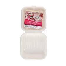 FUNCAKES BENTO CAKE BOX BLANCO 20,8X22,1CM PK/10