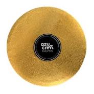 CAKE DRUM REDONDA ORO 30CM